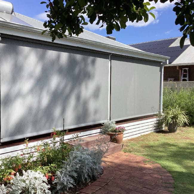 Affordable Crank & Clip Outdoor Blinds Perth | Custom Made Blinds